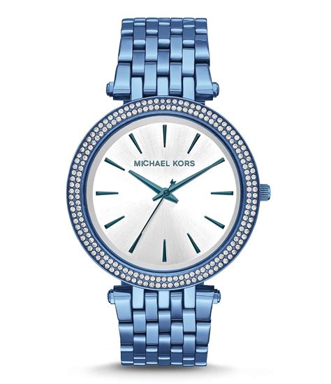 baby blue michael kors watch|michael kors darci blue.